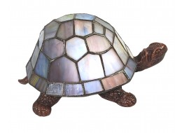 Turtle Lamp Blue Pearl Tiffany Style + Free Bulb