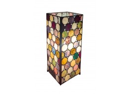 Spot Design Square Tiffany Lamp Free Bulb 27.5cm