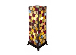 Spot Design Square Tiffany Lamp Free Bulb 46.5cm