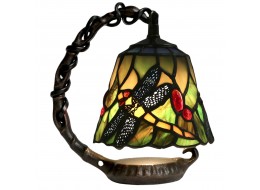 Dragonfly Hanging Shade Design Tiffany Table Lamp 18cm + Free Incandescent Bulb