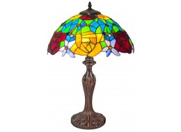 Rose Snowdrop Tiffany Lamp 59cm (Large) + Free Incandescent Bulb