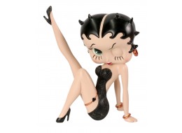 Betty Boop Leg Up (Black Glitter Dress) 17cm