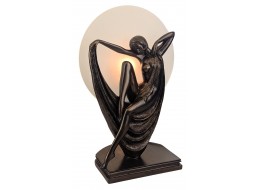 Art Deco Celia Figurine Table Lamp + Free Bulb