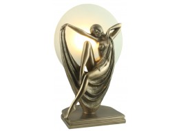 Art Deco Celia Figurine Table Lamp + Free Bulb