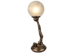 Art Deco Balancing Act Table Lamp + Free Bulb