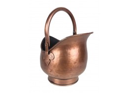 38cm Round Coal Scuttle Antique Copper Finish (MEDIUM ONLY)
