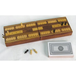 Cribbage Board/Box with Cards/Pegs