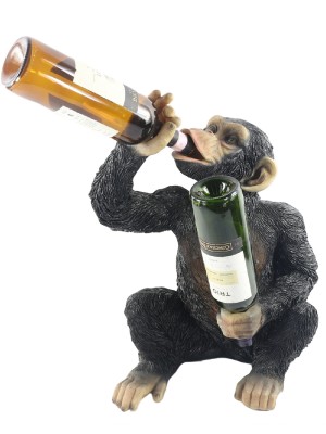 Boozy Chimp Wine Holder 51cm