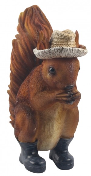 Squirrel With Hat 24.0cm
