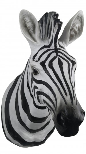Zebra Head Wall Art 46cm