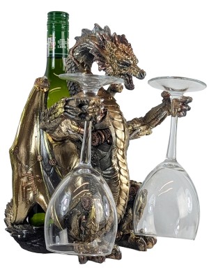 Mechanical Dragon Wine Holder 29.5cm