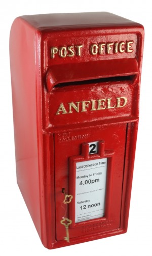 Anfield Post Box Red  57cm