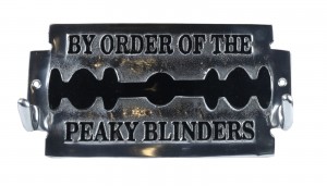 By Order Of The Peaky Blinder Key Holders Aluminium With 2 Hooks 25cm