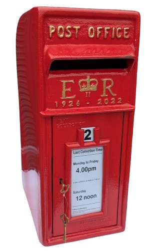 ER 1926 - 2022 Post Box Red 57cm
