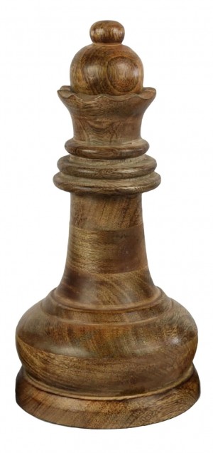 Wooden Queen Chess Piece 36cm