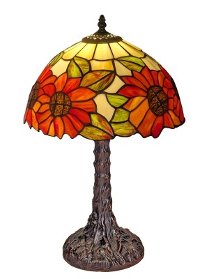 Sunflower Lamp (Medium) 46cm With 30cm Shade Dia. + Free Bulb