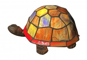 Turtle Tiffany Lamp (Sunset) 22cm + Free Bulb