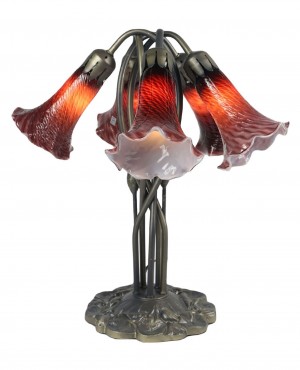 Lily Lamp 5 Venetian Sunset Shades 43cm + Free Bulbs