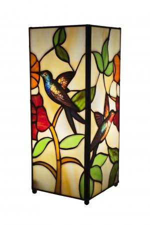 Humming Bird Square Lamp 27cm + Free Bulb