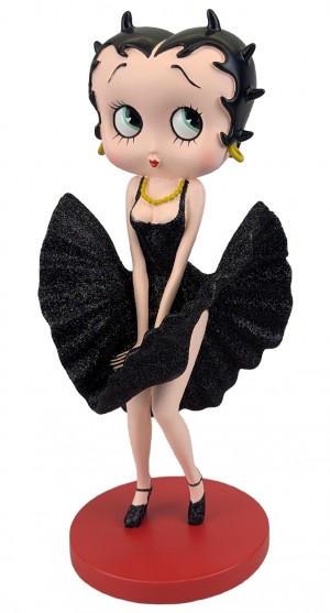 Betty Boop Cool Breeze (Black Glitter Dress) Small 32cm