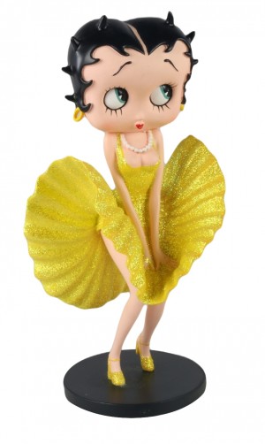 Betty Boop Cool Breeze (Yellow Glitter) 32cm Small