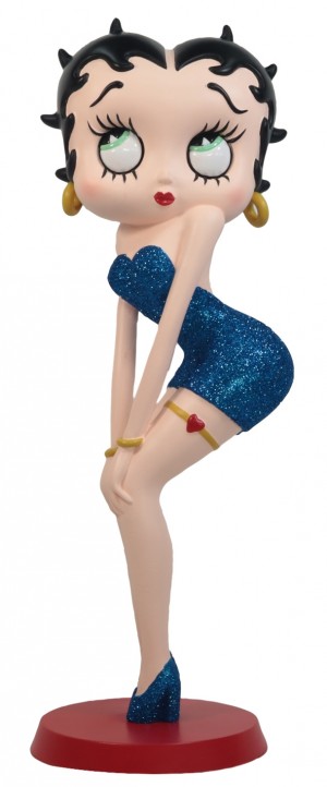 Betty Boop Classic Pose (Blue Glitter Dress) 29cm