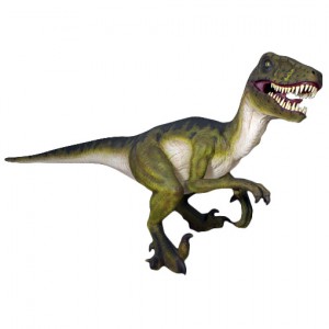 Life Size Dromaeosaurus Dinosaur Resin Statue