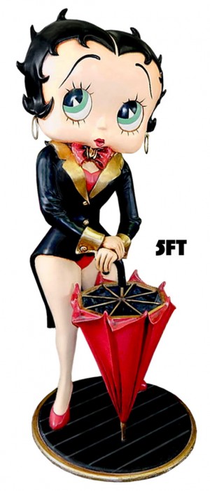 Large Betty Boop Umbrella Stand - 5ft