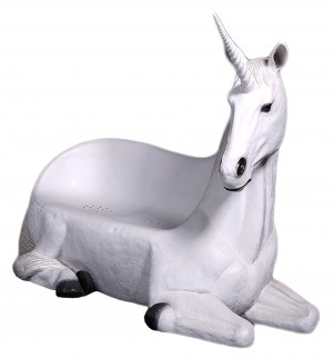 Unicorn 2 Seater Resin Bench