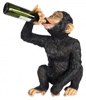 Chimpanzee Monkey Wine Bottle Holder