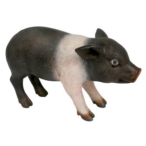 Standing Piglet Sculpture - 39.5cm