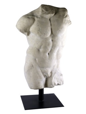Andrea Male Torso - Roman Stone Finish 78cm