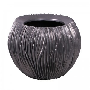 Alon Bowl - 46cm - Polished Aluminium Finish