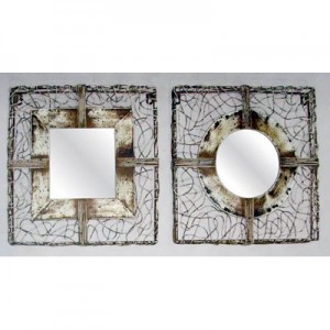 Wire Work Mirrors - Set of 2