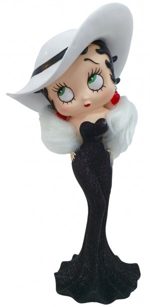 Betty Boop Madame (Black Glitter Dress)