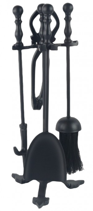 42cm Heavy Weight Black Finish Medium Duchess Companion Set