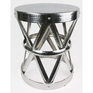 Aluminium X Design Stool - 50cm