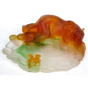 Crystal Glass Crystal Glass Bear 31cm