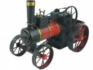 Red & Black Vintage Steam Train - 29.5cm