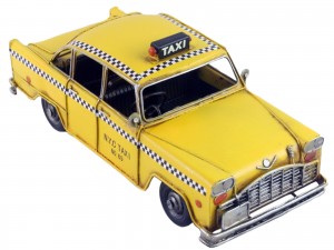 New York 1970s Checker Taxi Cab 32cm