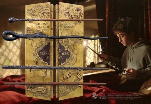 The Marauders Map Wand Collection