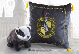 Plush Hufflepuff House Mascot & Cushion