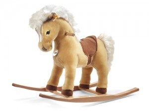 Steiff Franzi Riding Pony - Blond - Soft Woven Fur - 70cm - 048906