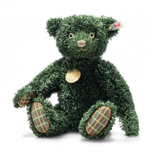 Green Christmas Teddy Bear 34cm