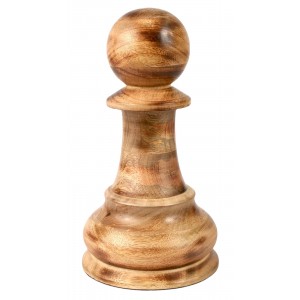 Mango Wood Pawn Chess Piece 24cm