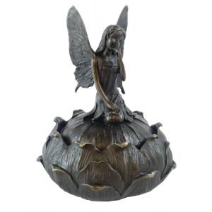 Fairy Hot Cast Bronze Sculpture 14cm