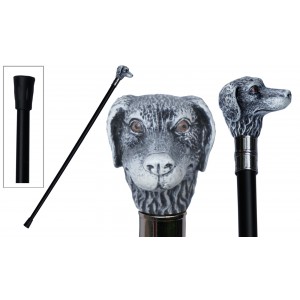 Blue Dog Head Swagger Cane / Walking Stick