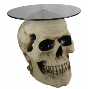 Skull Table Glass Top 56.5cm