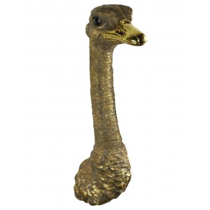 Ostrich Head Wall Art 72cm