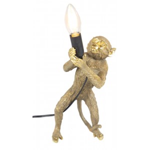 Gold Monkey Lamp + Free Bulb 30cm